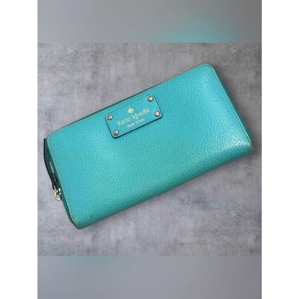 Kate Spade Aqua Blue Wallet